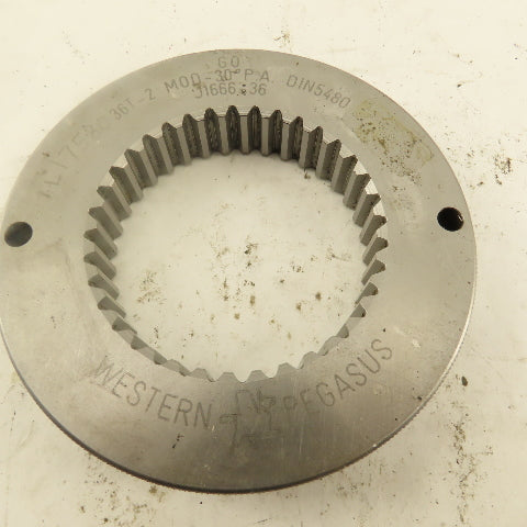 Western Pegasus 36T 2 MOD 30° PA GO Ring Gauge