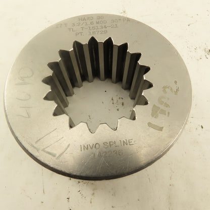Invo Spline 17T 3.2/1.6 MOD 30°PA HARD GO Ring Gauge