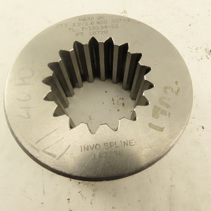 Invo Spline 17T 3.2/1.6 MOD 30°PA HARD GO Ring Gauge