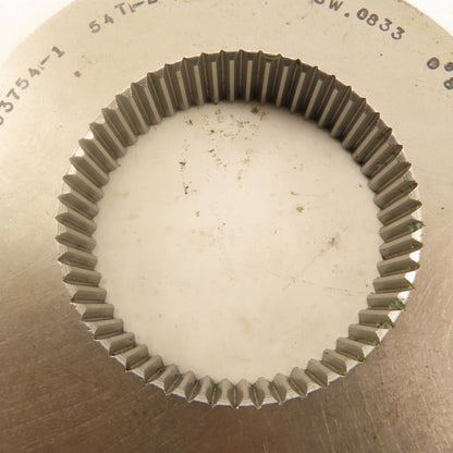 54T 20/40DP 37.5° PA 0°8' Helix RH GO Ring Gauge .0833 SW