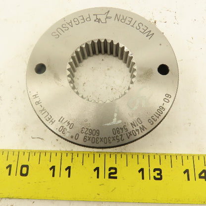 Western Pegasus W40x1.25x30x30x9 30T Spline Gear GO Gauge 0°30' Helix RH