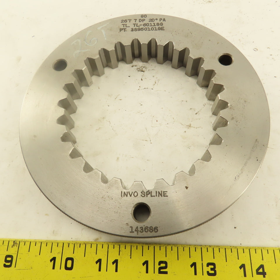Invo Spline 26T 7DP 20°PA GO Ring Gauge