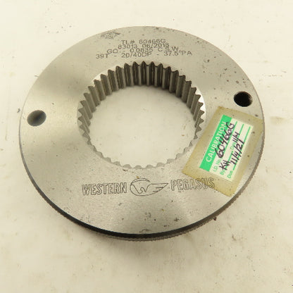 Western Pegasus 39T 20/40DP 37.5°PA GO Ring Gauge 0.0835 CSW