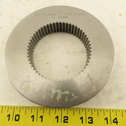 Eagle Spline 54T 20/40DP 37.5° PA 0°8'RH GO Ring Gauge