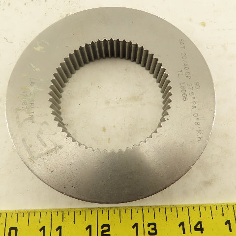 Eagle Spline 54T 20/40DP 37.5° PA 0°8'RH GO Ring Gauge