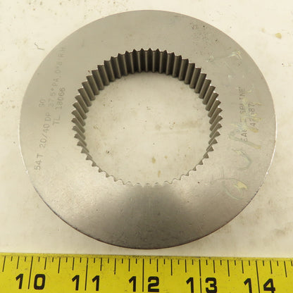 Eagle Spline 54T 20/40DP 37.5° PA 0°8'RH GO Ring Gauge