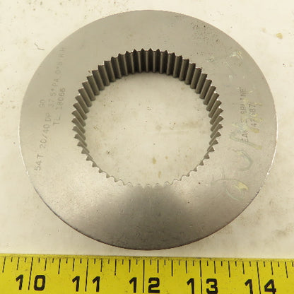 Eagle Spline 54T 20/40DP 37.5° PA 0°8'RH GO Ring Gauge