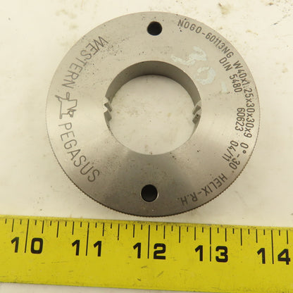 Western Pegasus W40x1.25x30x30x9 30T NO GO Ring Gauge 0°30' Helix RH