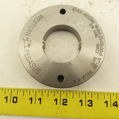 Western Pegasus W40x1.25x30x30x9 30T NO GO Ring Gauge 0°30' Helix RH