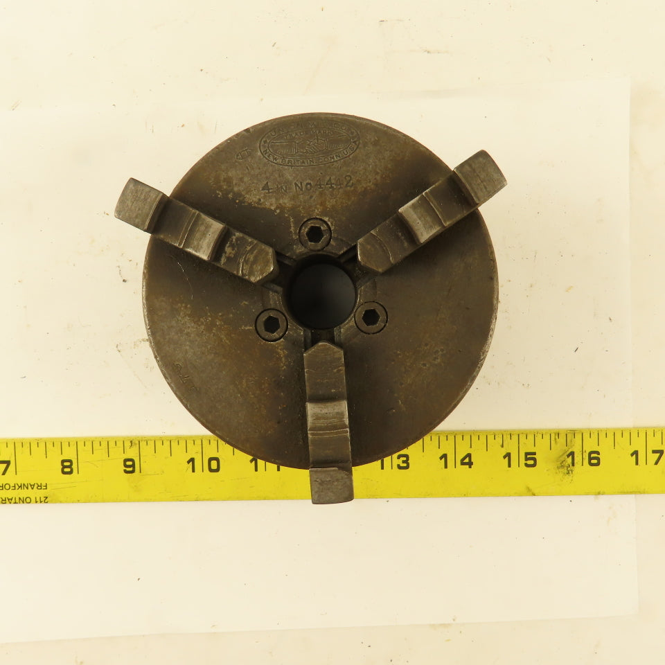 Union MFG. Co. No. 4442 3 Jaw 4" Self Centering Scroll Chuck 1-5/8" Spindle