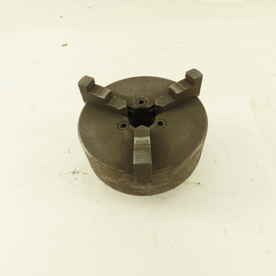 Union MFG. Co. No. 4442 3 Jaw 4" Self Centering Scroll Chuck 1-5/8" Spindle