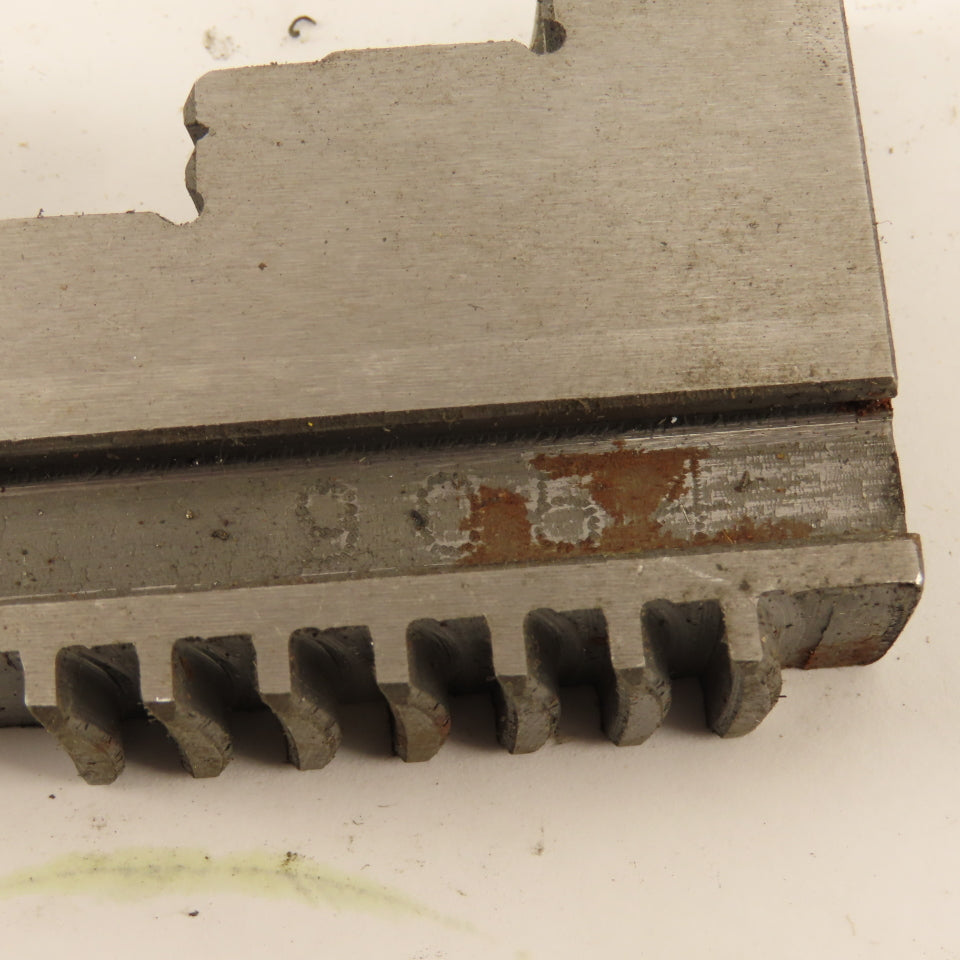 9054 Hard Jaw Step Scroll Chuck Jaw Set 2-1/4" Long 1-7/8" Tall Lot Of 3