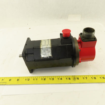 Fanuc A06B-0312-B564 120V 8 Pole 2000RPM 3Ph 2.2A AC Servo Motor Pulsecoder