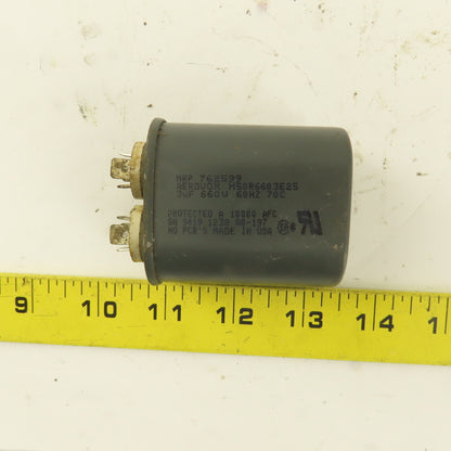 Aerovox H50R6603E25 3uF 660V 60Hz Capacitor