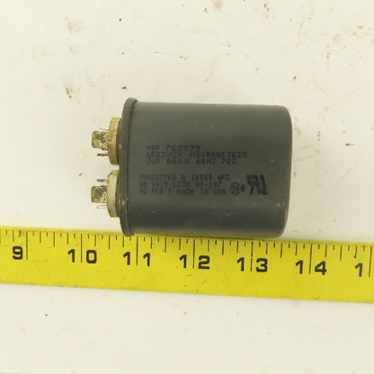 Aerovox H50R6603E25 3uF 660V 60Hz Capacitor