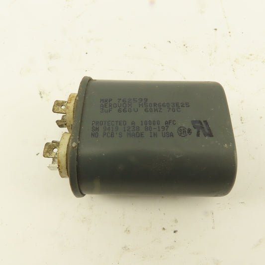 Aerovox H50R6603E25 3uF 660V 60Hz Capacitor