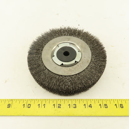 Advance Brush EPD 81114 PFERD 6" x 1-1/16" Wide Medium Face Wire Wheel Brush