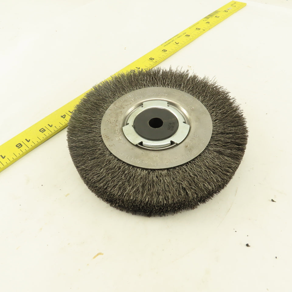 Advance Brush EPD 81114 PFERD 6" x 1-1/16" Wide Medium Face Wire Wheel Brush