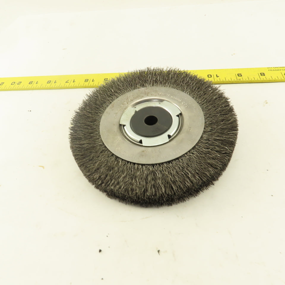 Advance Brush EPD 81114 PFERD 6" x 1-1/16" Wide Medium Face Wire Wheel Brush