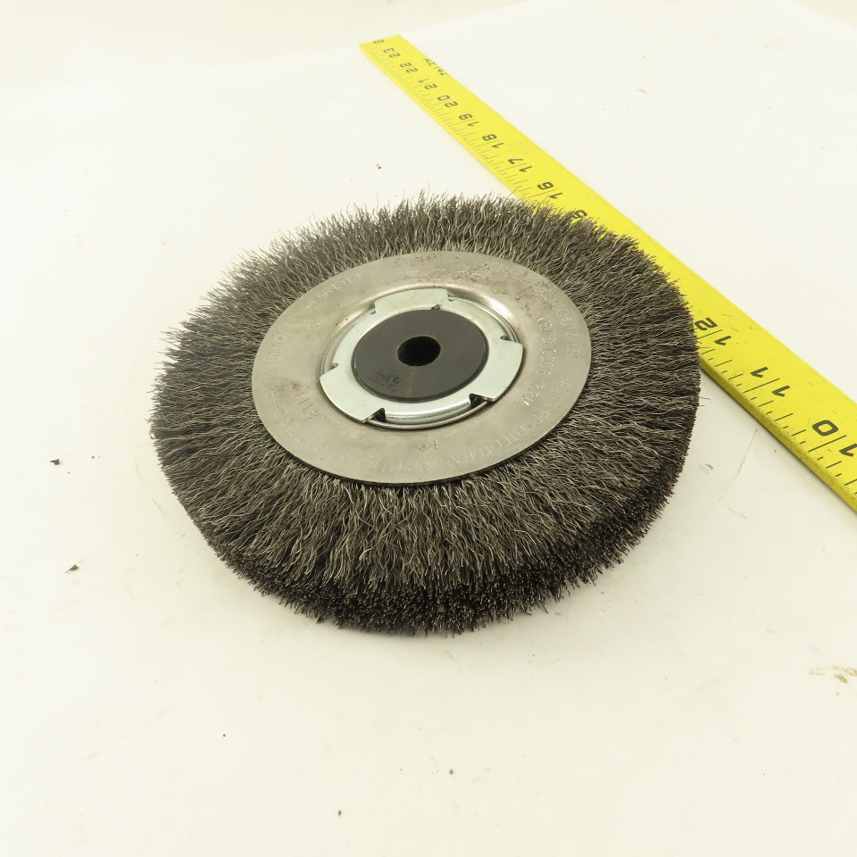 Advance Brush EPD 81114 PFERD 6" x 1-1/16" Wide Medium Face Wire Wheel Brush