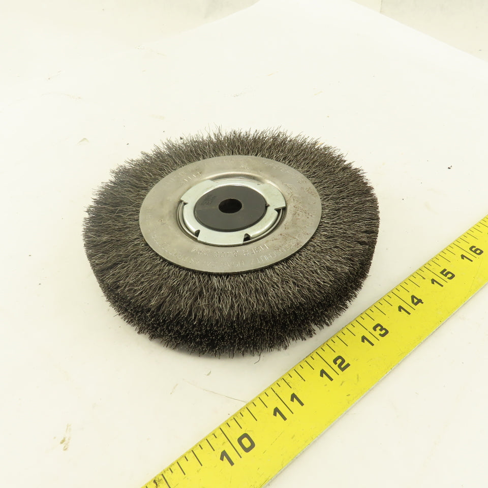Advance Brush EPD 81114 PFERD 6" x 1-1/16" Wide Medium Face Wire Wheel Brush
