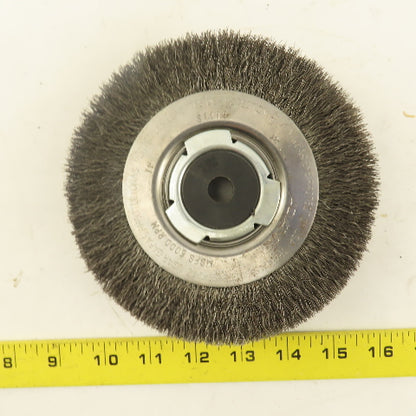 Advance Brush EPD 81114 PFERD 6" x 1-1/16" Wide Medium Face Wire Wheel Brush