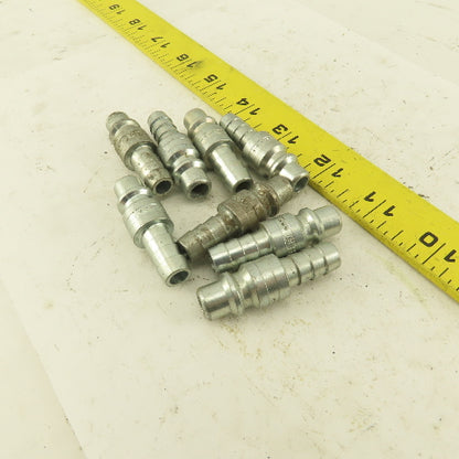Parker H5E Male Quick Connect Coupling 3/8" Male Barb x 3/8" Male Air Line Lot/8