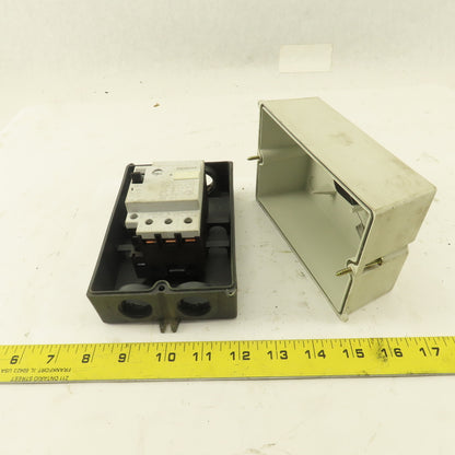 Siemens 3VU1300-1MF00 600V 20Hp 3Ph 0.6-1.0A Circuit Breaker Enclosure Operator
