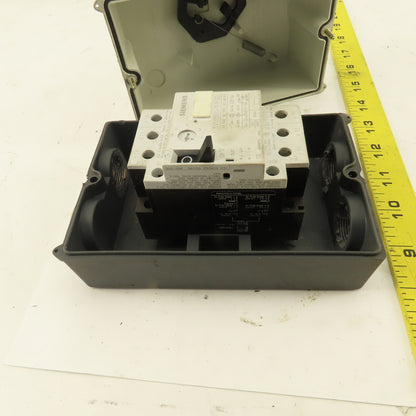 Siemens 3VU1300-1MF00 600V 20Hp 3Ph 0.6-1.0A Circuit Breaker Enclosure Operator