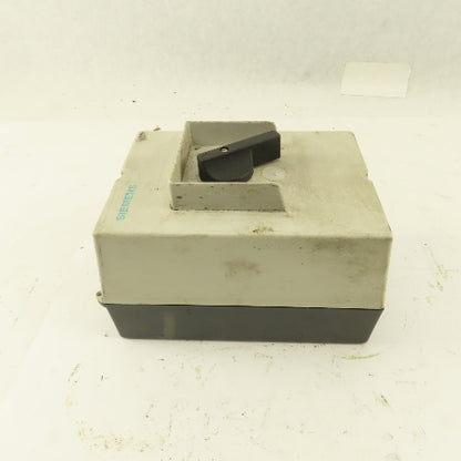 Siemens 3VU1300-1MF00 600V 20Hp 3Ph 0.6-1.0A Circuit Breaker Enclosure Operator