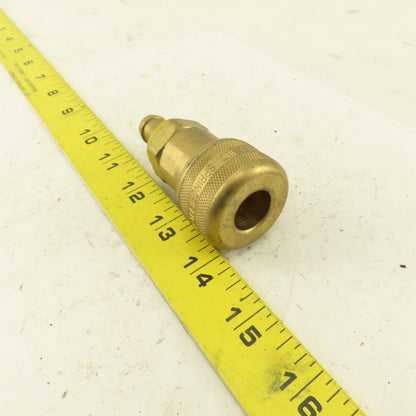 Foster FM5 Pneumatic Brass Quick Disconnect Coupler 1/2" Barb  x 1/2" Body