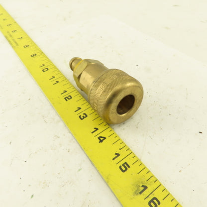Foster FM5 Pneumatic Brass Quick Disconnect Coupler 1/2" Barb  x 1/2" Body