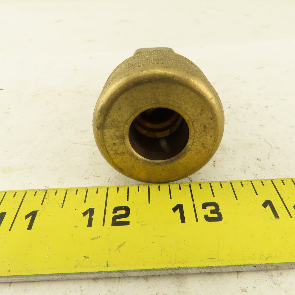 Foster FM5 Pneumatic Brass Quick Disconnect Coupler 1/2" Barb  x 1/2" Body