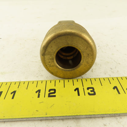 Foster FM5 Pneumatic Brass Quick Disconnect Coupler 1/2" Barb  x 1/2" Body