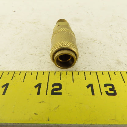 1A Series Brass Quick Disconnect 1/8" Body x 1/8" MNPT Lot of 6