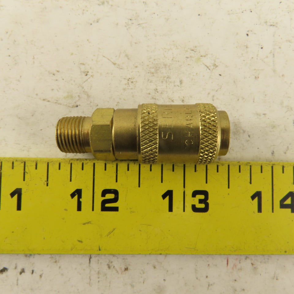 1A Series Brass Quick Disconnect 1/8" Body x 1/8" MNPT Lot of 6