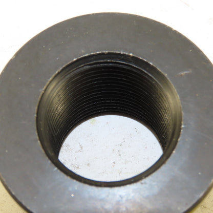 1-1/4"-12  Black Oxide Self Locking Flange Leveling Hex Nut 2-1/4" Flange Dia.