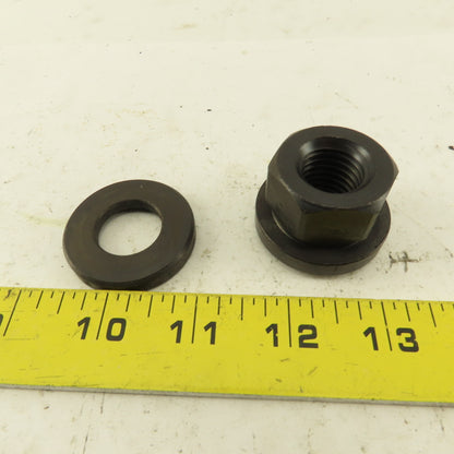 3/4"-10 Flange Leveling Hex Nut And Washer 1-5/8" Flange Dia. Lot Of 2