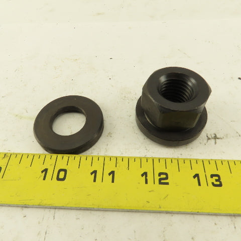 3/4"-10 Flange Leveling Hex Nut And Washer 1-5/8" Flange Dia. Lot Of 2