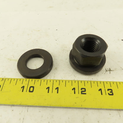 3/4"-10 Flange Leveling Hex Nut And Washer 1-5/8" Flange Dia. Lot Of 2