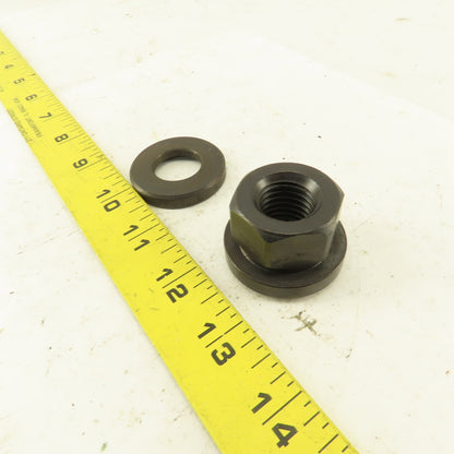 3/4"-10 Flange Leveling Hex Nut And Washer 1-5/8" Flange Dia. Lot Of 2