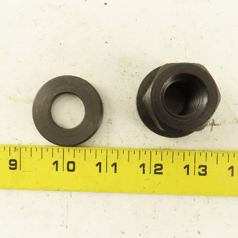 3/4"-10 Flange Leveling Hex Nut And Washer 1-5/8" Flange Dia. Lot Of 2