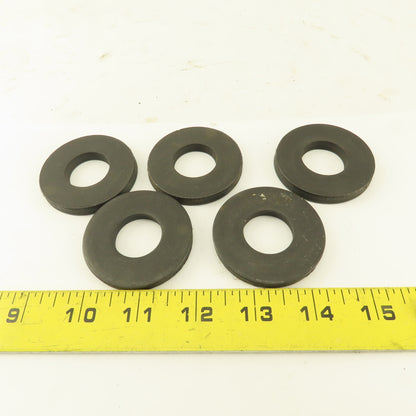 1" ID x 2" OD 1/4" Thick Flat Spacer Washer Lot Of 5