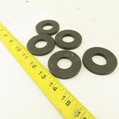 1" ID x 2" OD 1/4" Thick Flat Spacer Washer Lot Of 5