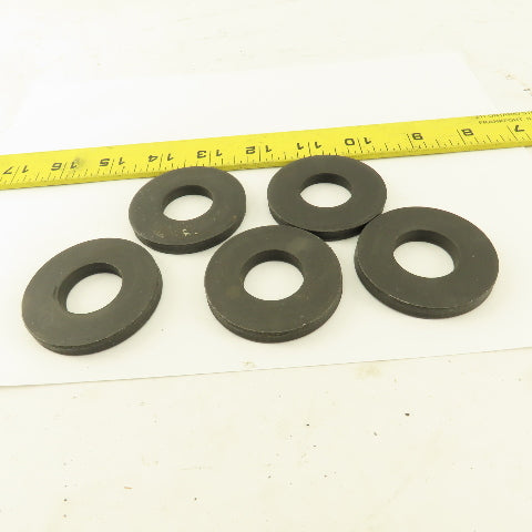 1" ID x 2" OD 1/4" Thick Flat Spacer Washer Lot Of 5