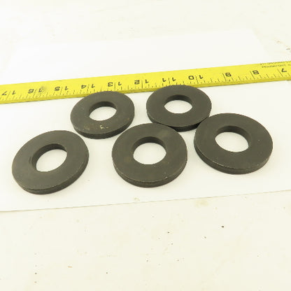 1" ID x 2" OD 1/4" Thick Flat Spacer Washer Lot Of 5