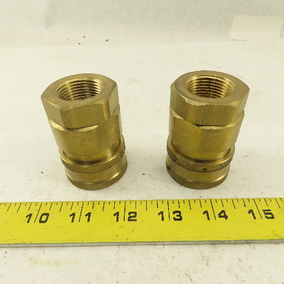 Snap-Tite Series V Brass Quick Disconnect 1" Body x 3/4" Female NPT Lot of 2