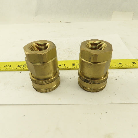 Snap-Tite Series V Brass Quick Disconnect 1" Body x 3/4" Female NPT Lot of 2
