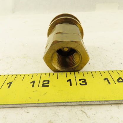 Snap-Tite BVEAC-8 Brass Hydraulic Quick Connect 1/2" Female NPT 1/2" Socket