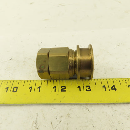 Snap-Tite BVEAC-8 Brass Hydraulic Quick Connect 1/2" Female NPT 1/2" Socket